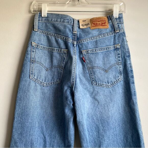 Levis' '94 Baggy Distressed Straight Jeans 24/31 NWT - Picture 7 of 10